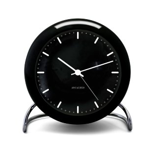 Table clock black 